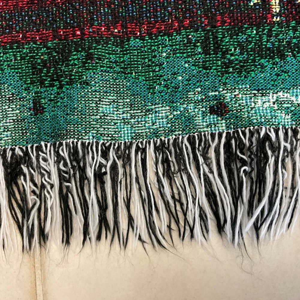 Christmas Snowmen Woven Throw/Blanket Mohawk/Valorie Wenk